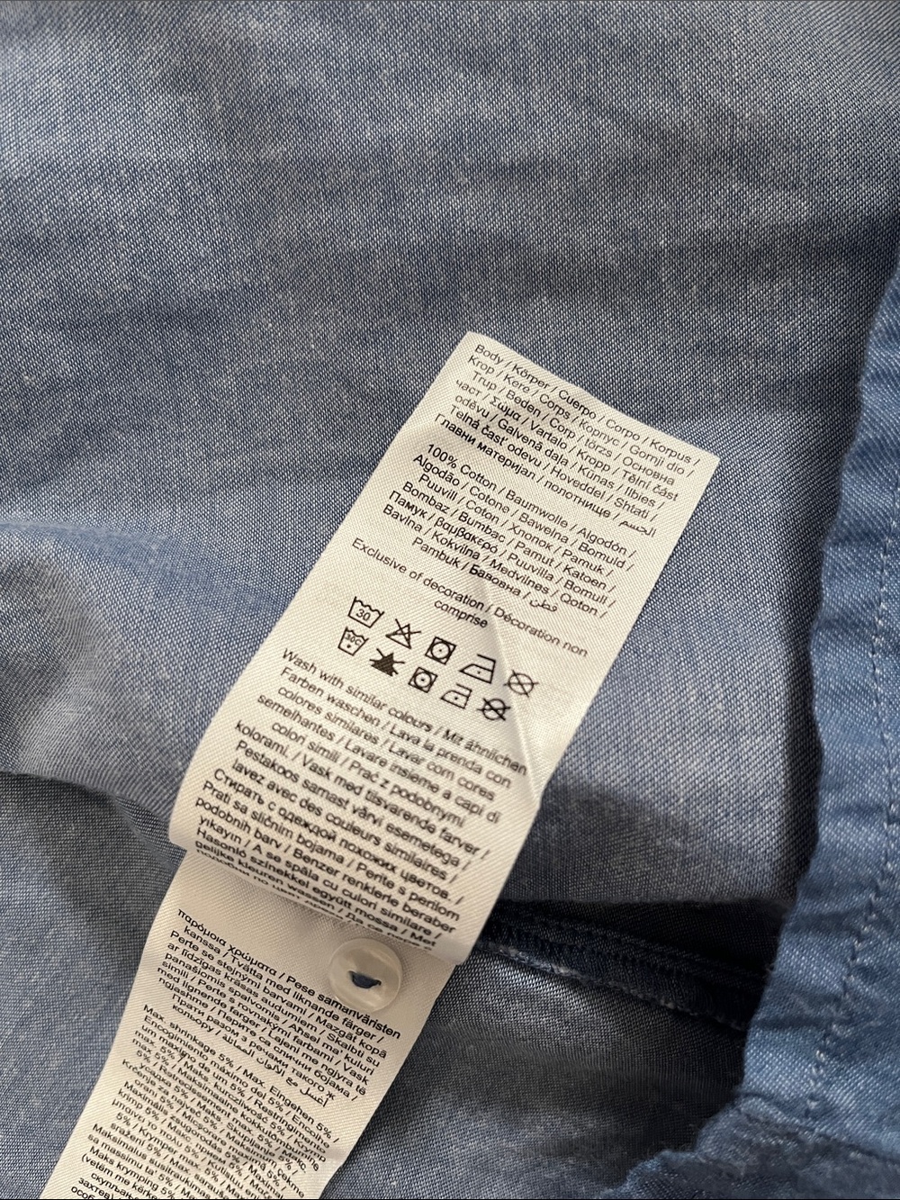 Object Light Blue Collared Top - Picture 8 of 12